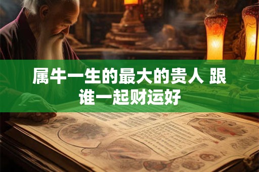 属牛一生的最大的贵人 跟谁一起财运好