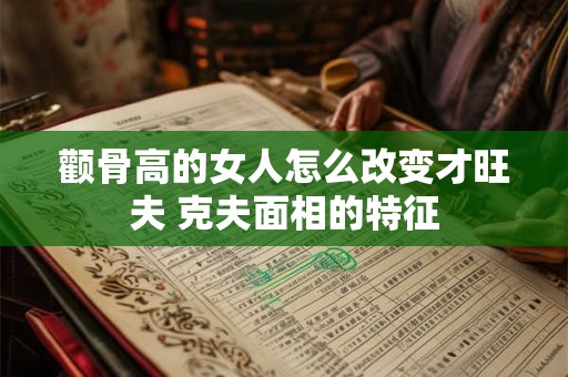 颧骨高的女人怎么改变才旺夫 克夫面相的特征