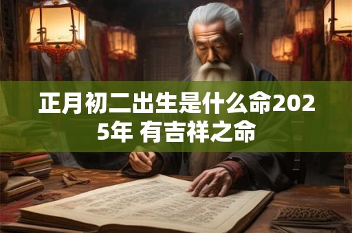 正月初二出生是什么命2025年 有吉祥之命