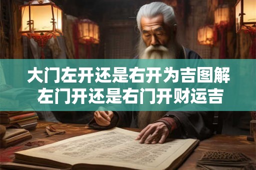 大门左开还是右开为吉图解 左门开还是右门开财运吉凶如何