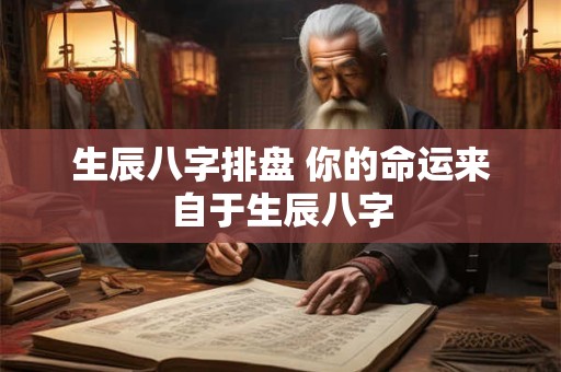 详细阅读:生辰八字排盘 你的命运来自于生辰八字 生辰八字排盘 你的命运来自于生辰八字