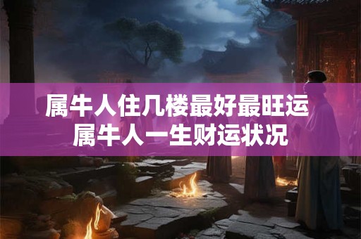 属牛人住几楼最好最旺运 属牛人一生财运状况