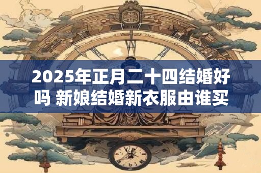 2025年正月二十四结婚好吗 新娘结婚新衣服由谁买