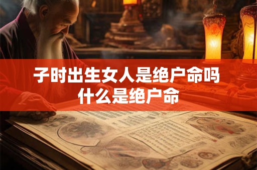 子时出生女人是绝户命吗 什么是绝户命
