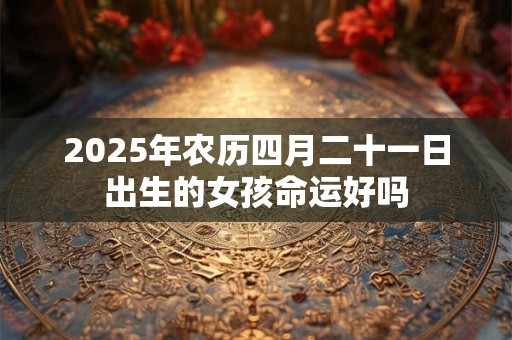 2026年农历四月二十一日出生的女孩命运好吗