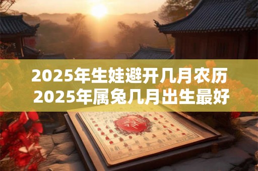 2025年生娃避开几月农历 2025年属兔几月出生最好命
