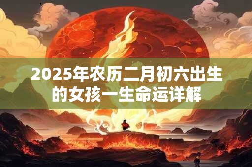 2025年农历二月初六出生的女孩一生命运详解
