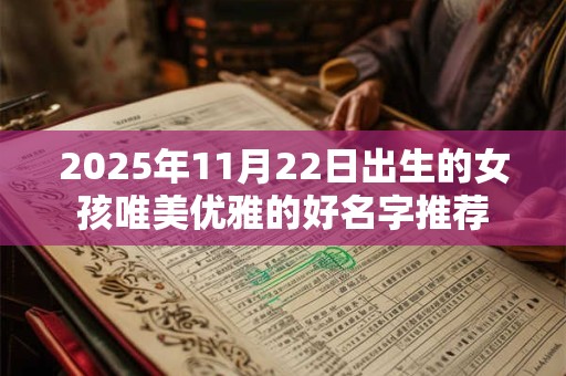 2025年11月22日出生的女孩唯美优雅的好名字推荐