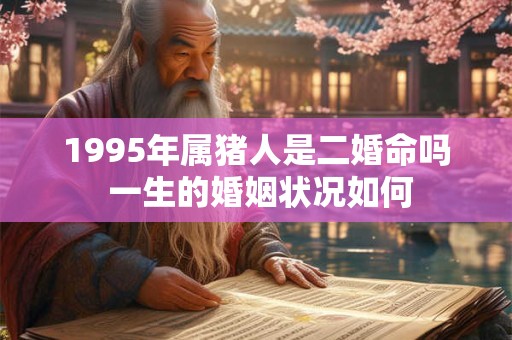 1995年属猪人是二婚命吗 一生的婚姻状况如何
