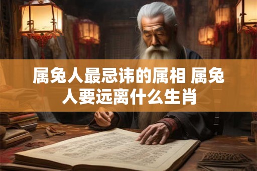 详细阅读:属兔人最忌讳的属相 属兔人要远离什么生肖 属兔人最忌讳的属相 属兔人要远离什么生肖