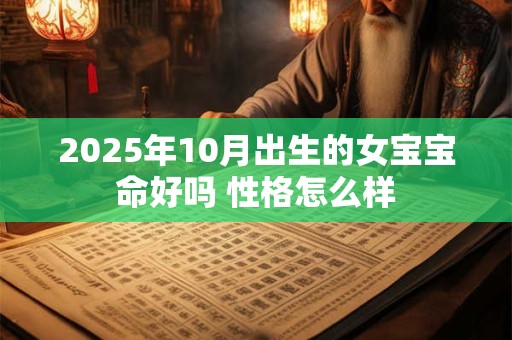2025年10月出生的女宝宝命好吗 性格怎么样 2025年10月出生的女宝宝命好吗 性格怎么样