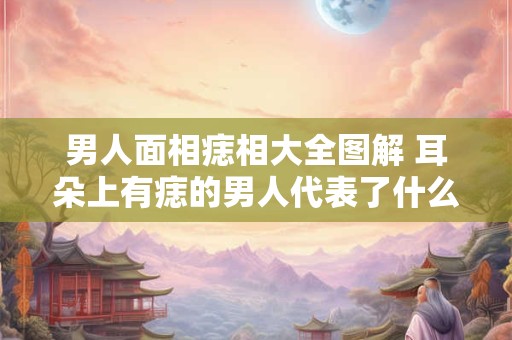 男人面相痣相大全图解 耳朵上有痣的男人代表了什么