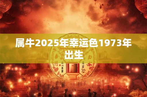 属牛2025年幸运色1973年出生
