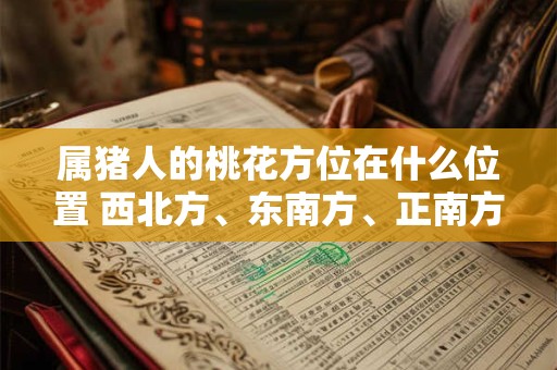 属猪人的桃花方位在什么位置 西北方、东南方、正南方