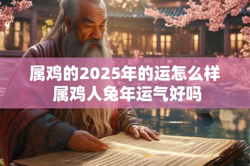 属鸡的2025年的运怎么样 属鸡人兔年运气好吗