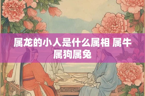 属龙的小人是什么属相 属牛属狗属兔