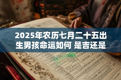 2025年农历七月二十五出生男孩命运如何 是吉还是凶