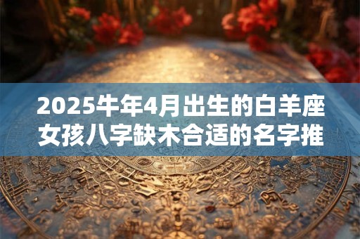 2025牛年4月出生的白羊座女孩八字缺木合适的名字推荐