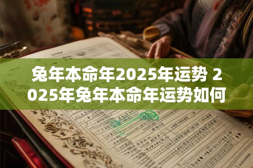 兔年本命年2025年运势 2025年兔年本命年运势如何