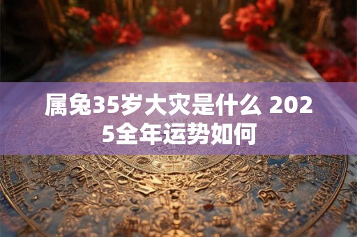 属兔35岁大灾是什么 2025全年运势如何
