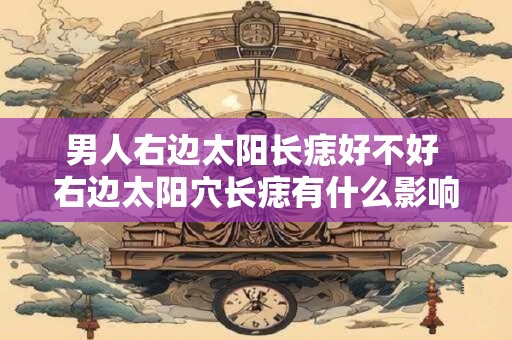 男人右边太阳长痣好不好 右边太阳穴长痣有什么影响
