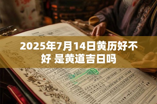 2025年7月14日黄历好不好 是黄道吉日吗
