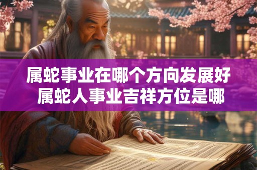 属蛇事业在哪个方向发展好 属蛇人事业吉祥方位是哪儿