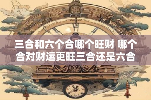 三合和六个合哪个旺财 哪个合对财运更旺三合还是六合