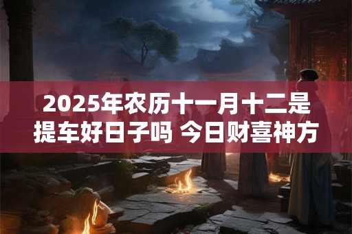 2026年农历十一月十二是提车好日子吗 今日财喜神方位