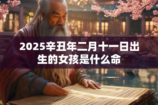 2025辛丑年二月十一日出生的女孩是什么命