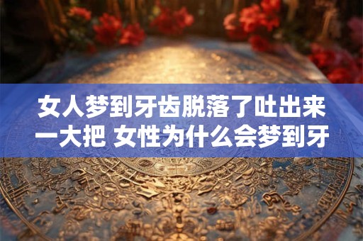 女人梦到牙齿脱落了吐出来一大把 女性为什么会梦到牙齿突然脱落并吐出来