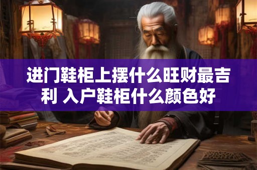 进门鞋柜上摆什么旺财最吉利 入户鞋柜什么颜色好