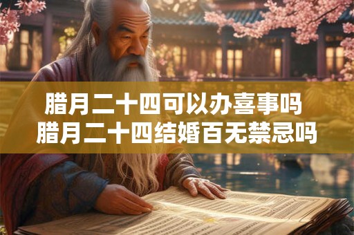 腊月二十四可以办喜事吗 腊月二十四结婚百无禁忌吗