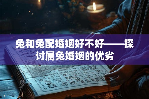 兔和兔配婚姻好不好——探讨属兔婚姻的优劣 兔和兔配婚姻好不好——探讨属兔婚姻的优劣