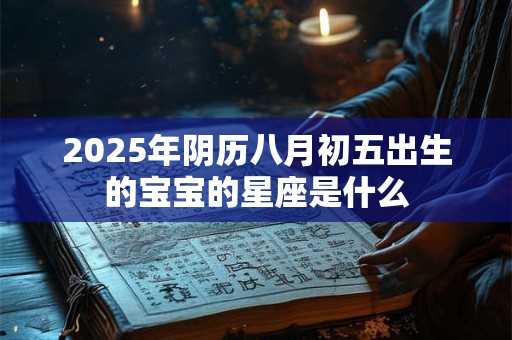 2025年阴历八月初五出生的宝宝的星座是什么 2025年阴历八月初五出生的宝宝的星座是什么