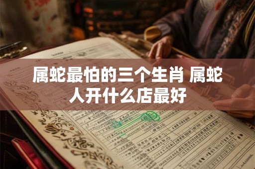 属蛇最怕的三个生肖 属蛇人开什么店最好