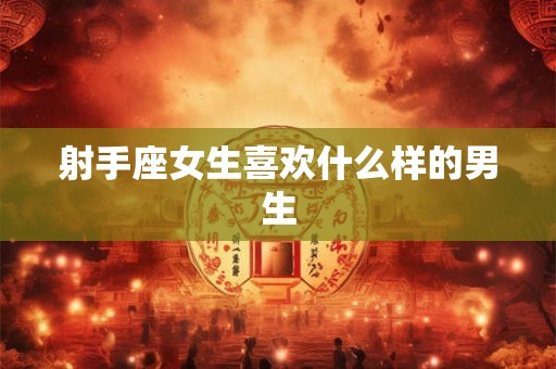 射手座女生喜欢什么样的男生