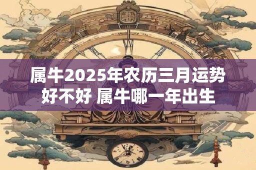 属牛2025年农历三月运势好不好 属牛哪一年出生