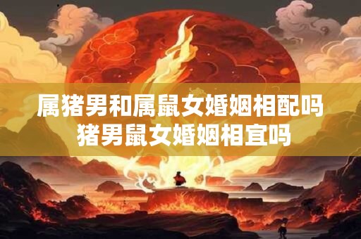属猪男和属鼠女婚姻相配吗 猪男鼠女婚姻相宜吗