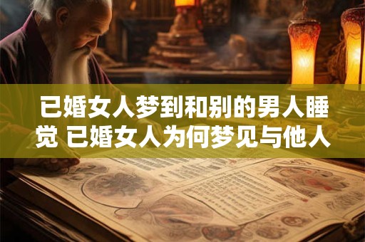 已婚女人梦到和别的男人睡觉 已婚女人为何梦见与他人同床