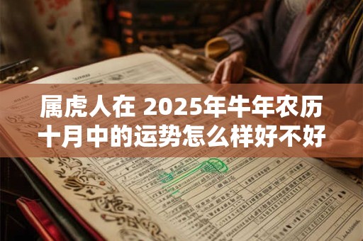 属虎人在 2025年牛年农历十月中的运势怎么样好不好
