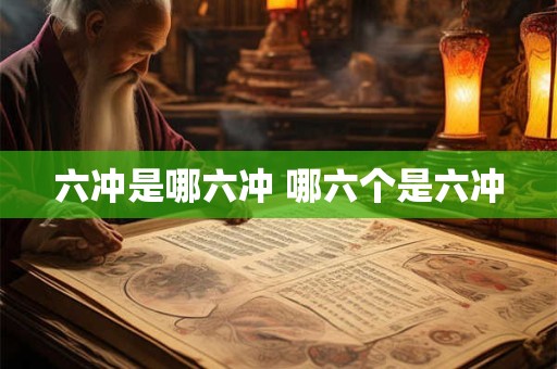 六冲是哪六冲 哪六个是六冲