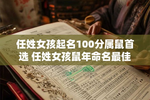 任姓女孩起名100分属鼠首选 任姓女孩鼠年命名最佳方案