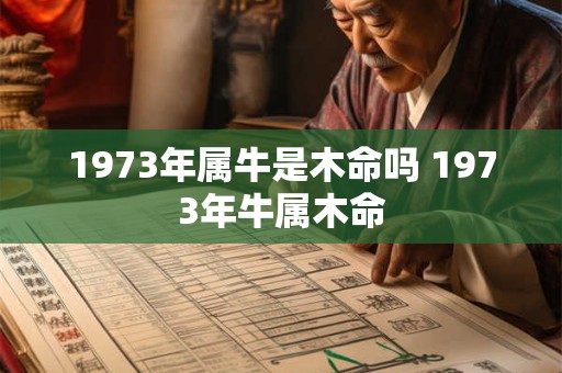 1973年属牛是木命吗 1973年牛属木命