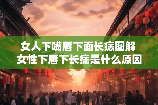 女人下嘴唇下面长痣图解 女性下唇下长痣是什么原因