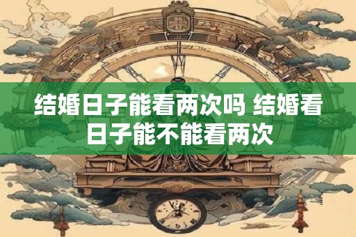 结婚日子能看两次吗 结婚看日子能不能看两次