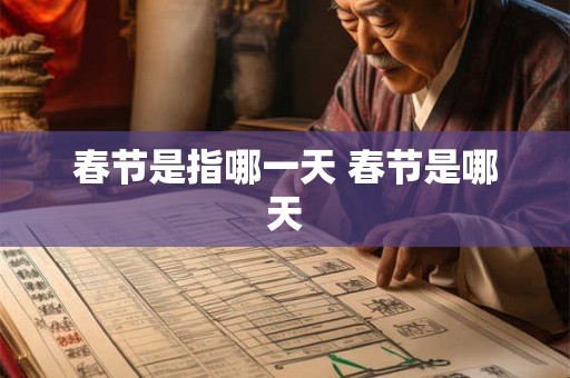 春节是指哪一天 春节是哪天