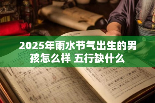 2025年雨水节气出生的男孩怎么样 五行缺什么