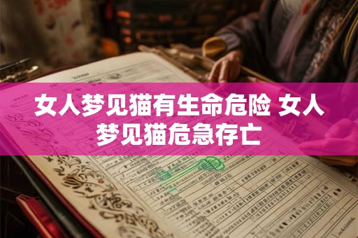 女人梦见猫有生命危险 女人梦见猫危急存亡