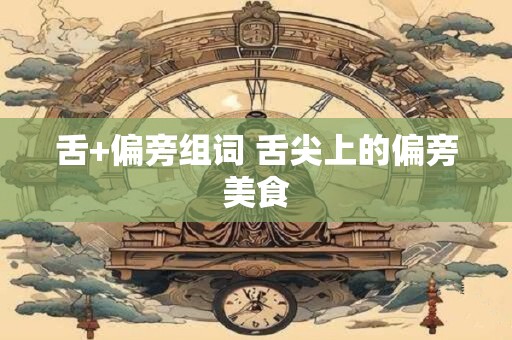 舌+偏旁组词 舌尖上的偏旁美食